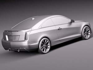 Cadillac ATS Coupe 2015 3Dモデル