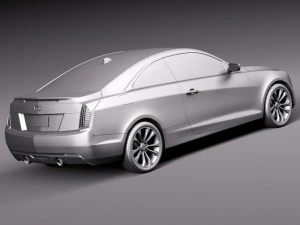 Cadillac ATS Coupe 2015 3D Model
