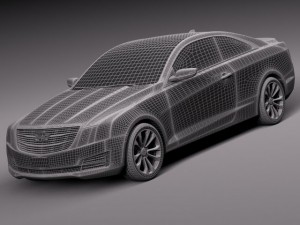 Cadillac ATS Coupe 2015 3Dモデル