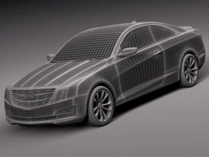 Cadillac ATS Coupe 2015 3D Model