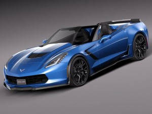 Chevrolet Corvette Z06 Convertible 2015 Modèle 3D