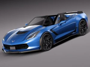 Chevrolet Corvette Z06 Cabriolet 2015 Modèle 3D