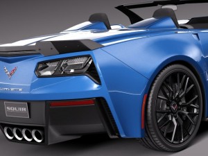 Chevrolet Corvette Z06 Convertible 2015 3D मॉडल
