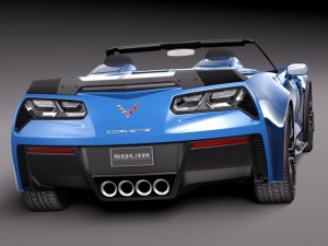 Chevrolet Corvette Z06 Convertible 2015 3D मॉडल