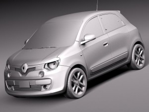 Renault Twingo 2015 3Dモデル