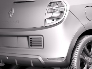 Renault Twingo 2015 3Dモデル