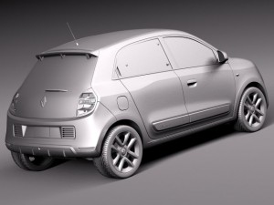 Renault Twingo 2015 3Dモデル