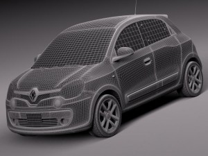 Renault Twingo 2015 3Dモデル