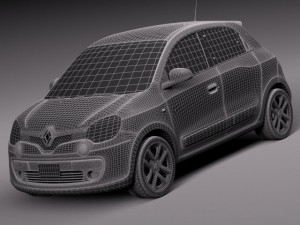 Renault Twingo 2015 3Dモデル