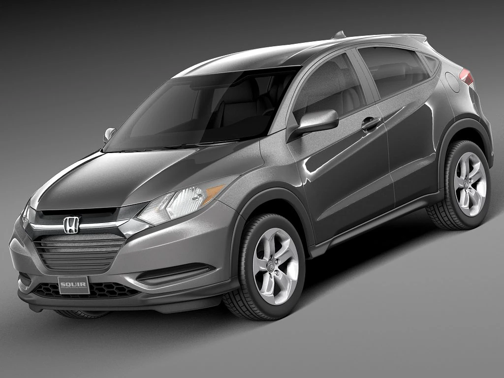 Honda HR-V 2015 3D Model .c4d .max .obj .3ds .fbx .stl .blend 