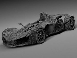 Bac Mono 2014 3D 모델
