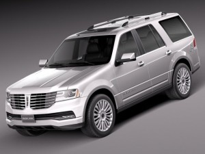 Lincoln Navigator 2015 3D Model