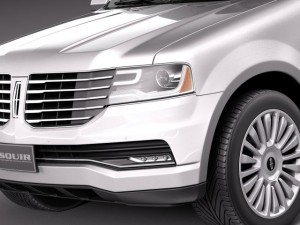 Lincoln Navigator 2015 Model 3D