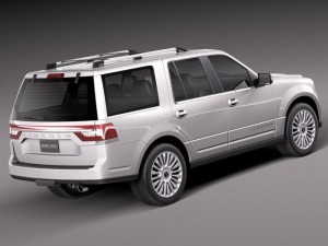 Lincoln Navigator 2015 Model 3D