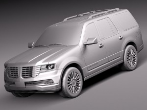 Lincoln Navigator 2015 Model 3D