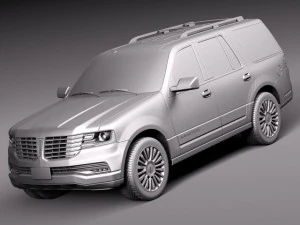 Lincoln Navigator 2015 3D Model