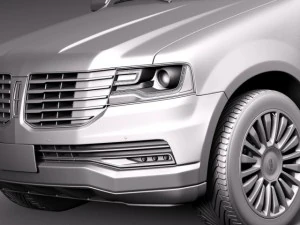 Lincoln Navigator 2015 3D Model
