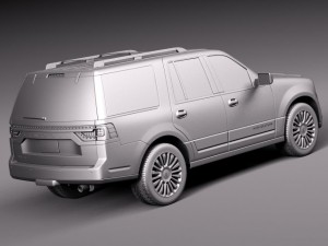 Lincoln Navigator 2015 Model 3D