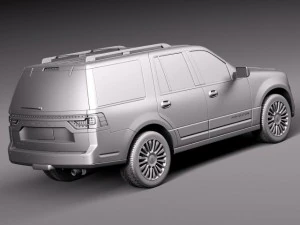 Lincoln Navigator 2015 3D Model