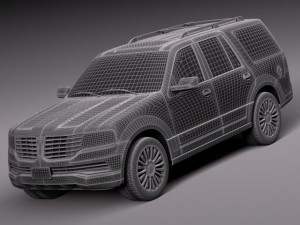 Lincoln Navigator 2015 Model 3D