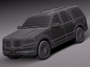 Lincoln Navigator 2015 Model 3D