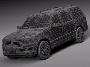 Lincoln Navigator 2015 3D Model