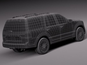 Lincoln Navigator 2015 Model 3D