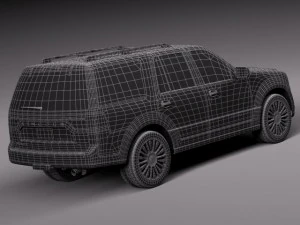 Lincoln Navigator 2015 3D Model