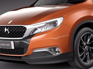 Citroen DS 6WR 2015 3D-Modell