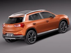 Citroen DS 6WR 2015 3D Model