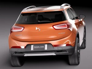 Citroen DS 6WR 2015 3D Model