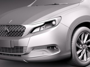 Citroen DS 6WR 2015 3D-Modell