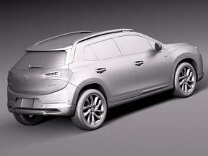 Citroen DS 6WR 2015 3D-Modell