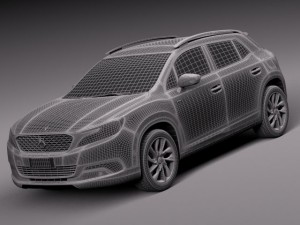 Citroen DS 6WR 2015 3D-Modell
