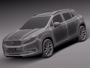 Citroen DS 6WR 2015 3D Model