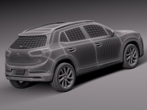 Citroen DS 6WR 2015 3D-Modell