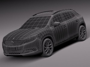 Citroen DS 6WR 2015 3D-Modell