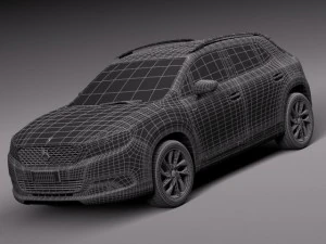 Citroen DS 6WR 2015 3D Model