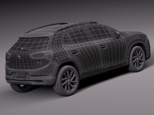 Citroen DS 6WR 2015 3D-Modell