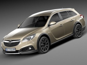 Opel Insignia Country Tourer 2014 3D Model