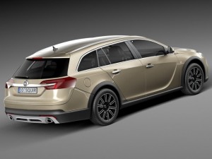 Opel Insignia Country Tourer 2014 3D Model