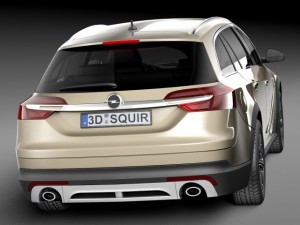 Opel Insignia Country Tourer 2014 3D Model