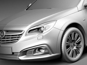 Opel Insignia Country Tourer 2014 3D Model