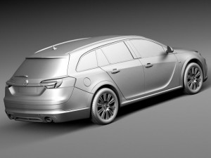 Opel Insignia Country Tourer 2014 3D Model