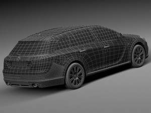 Opel Insignia Country Tourer 2014 3D Model