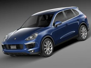 Porsche Cayenne S 2015 3D Model