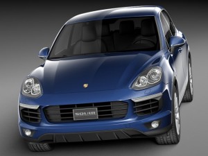 Porsche Cayenne S 2015 3Dモデル