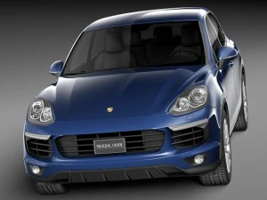 Porsche Cayenne S 2015 3D Model