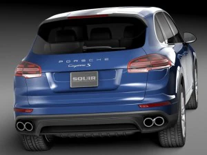 Porsche Cayenne S 2015 3D Model