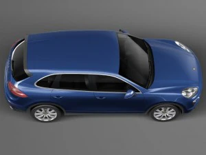 Porsche Cayenne S 2015 3D Model